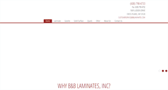 Desktop Screenshot of bblaminates.com